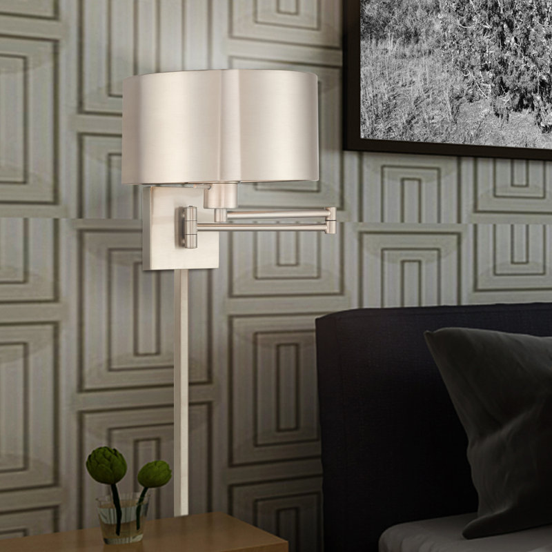 Orren Ellis Mylah 1 Light Dimmable Swing Arm Wayfair