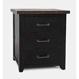 Go to store & view more images Flournoy Power 3 Drawer Nightstand by Millwood Pines