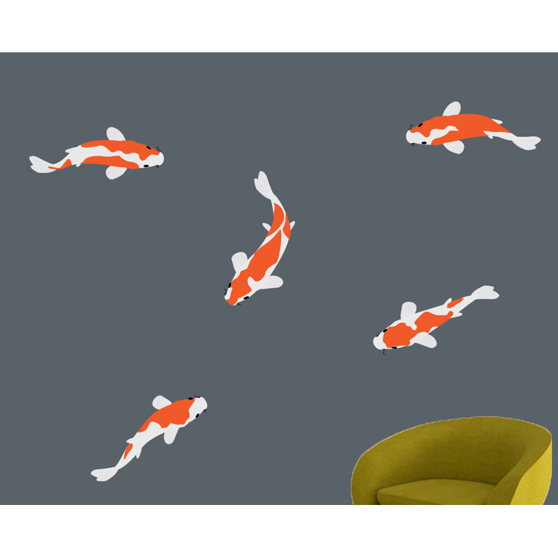 Bloomsbury Market Koi Fish Printed Wall Decor Wayfair
