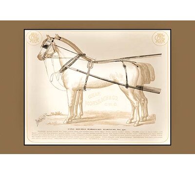 'Fine Double Barouche Harness' Painting Print Buyenlarge