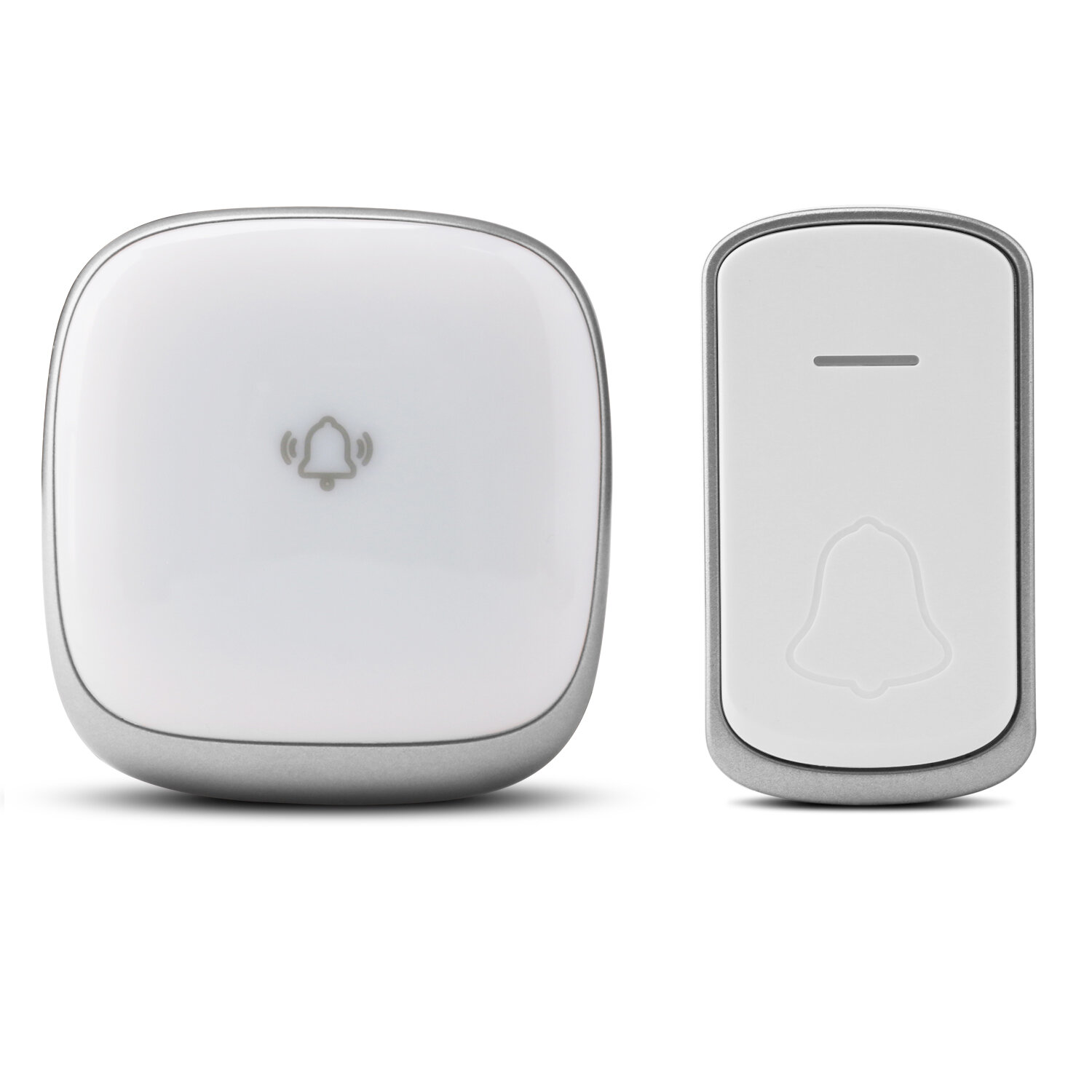 Battery-operated Wireless Doorbell Button Door Chime with 36 Melodies Songs 