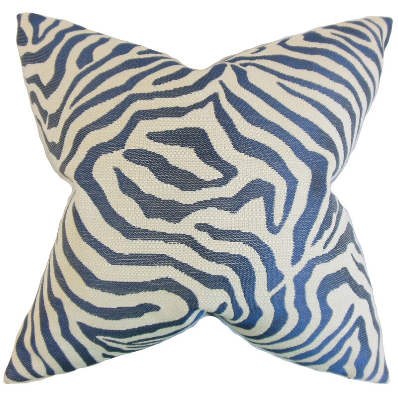 The Pillow Collection Oluchi Zebra Print Throw Pillow Reviews