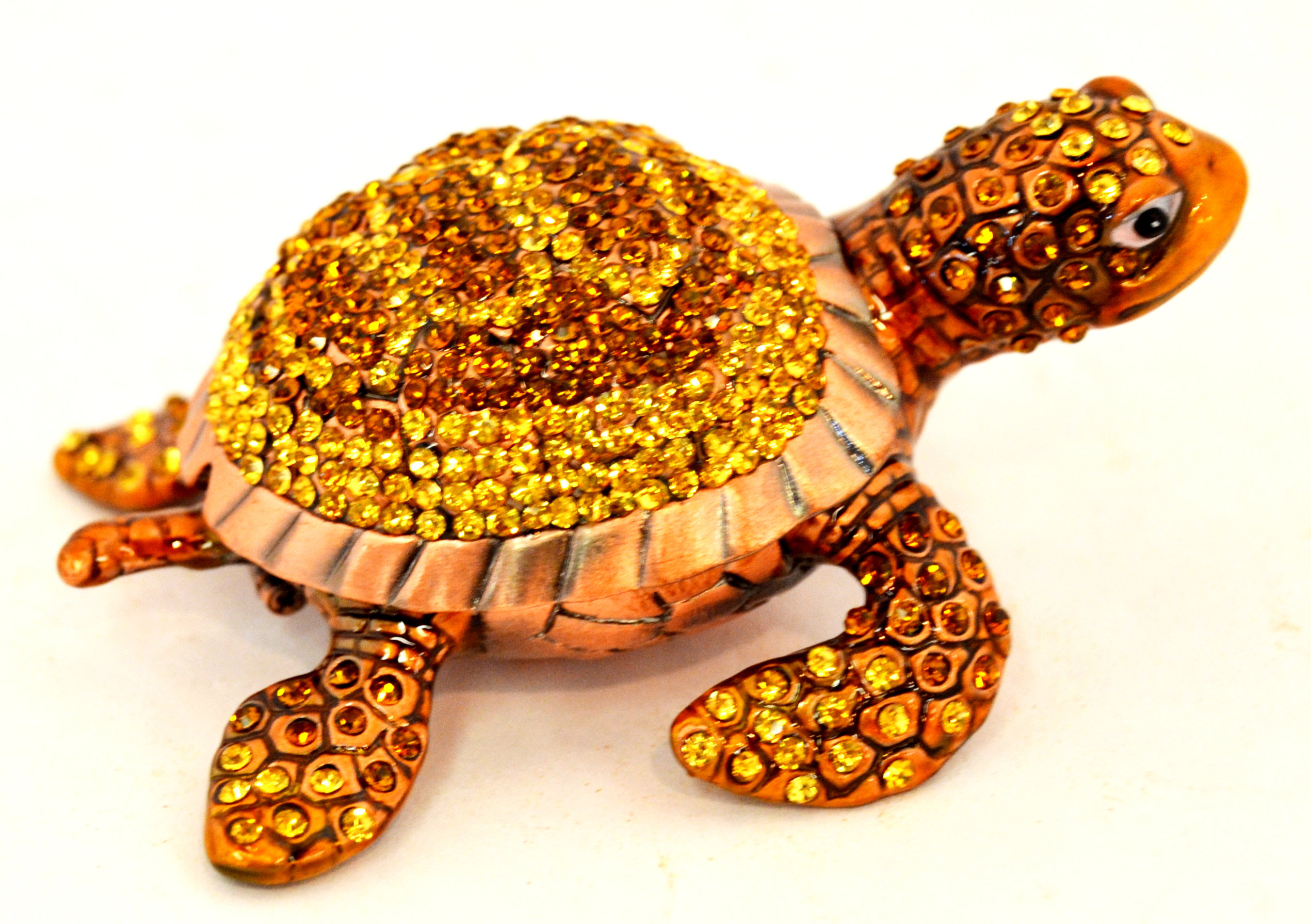 Handcrafted Pewter Made in USA Gift Boxed with Story Card Change the Cap Magnetic Recycled Bottle Cap Turtle