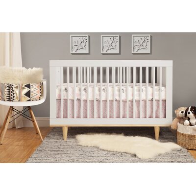 Baby Mod Marley 3 In 1 Convertible Crib Color Whitenatural