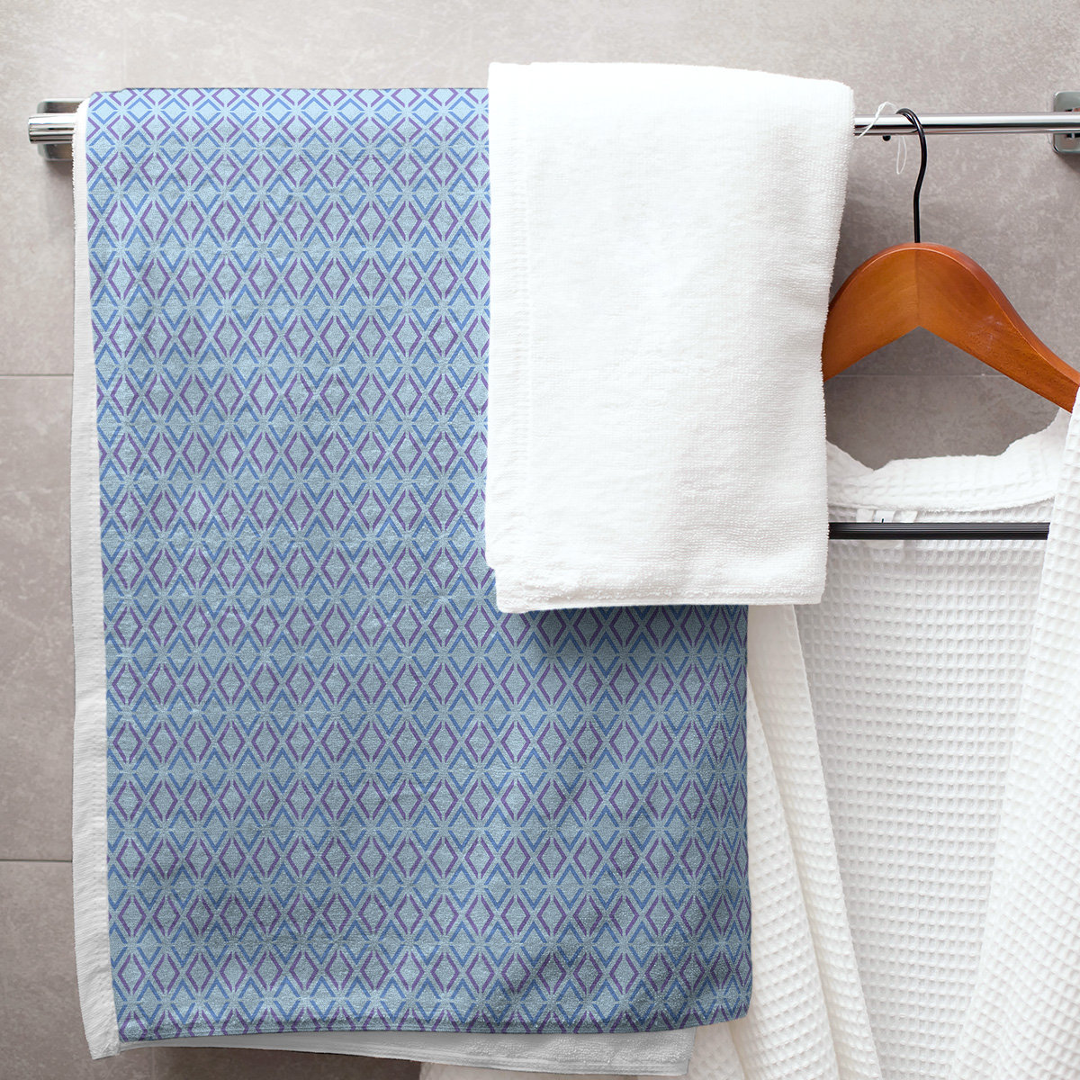 East Urban Home Katelyn Elizabeth Arrow Diamonds Bath Towel Wayfair