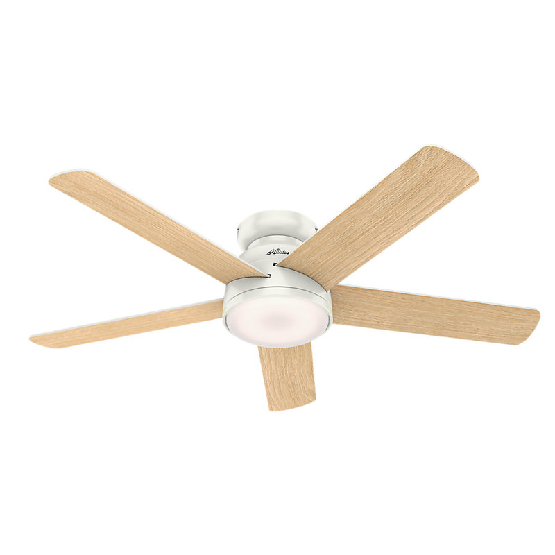 Hunter Fan 54" Romulus 5 - Blade LED Smart Flush Mount ...