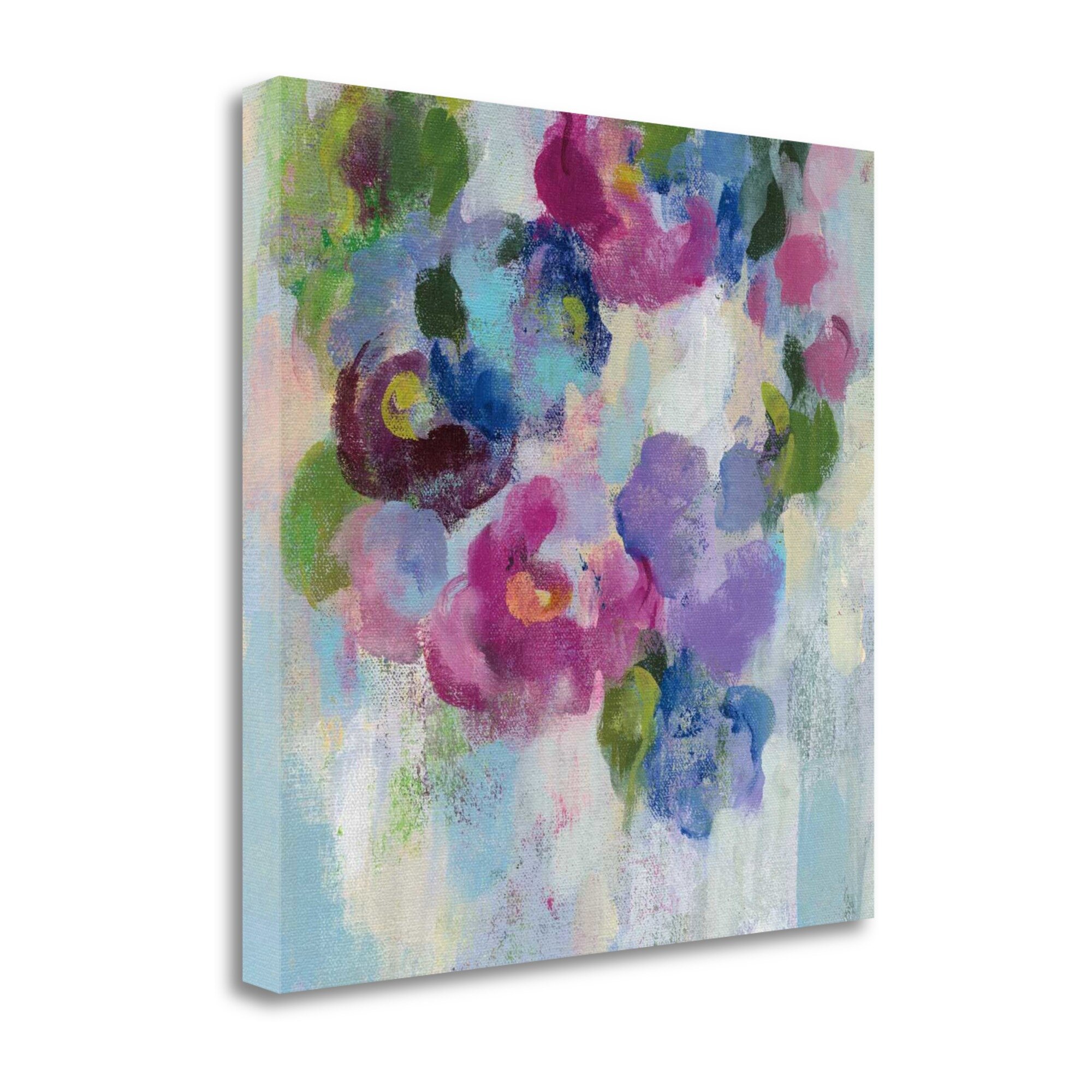 Pink and Blue III Giclee Stretched Canvas Artwork 30 x 30 Global Gallery Silvia Vassileva