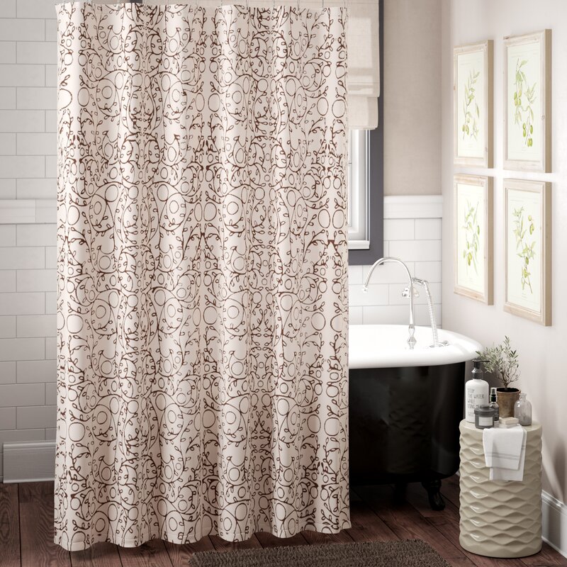 The Twillery Co.™ Augustine Floral Single Shower Curtain & Reviews ...