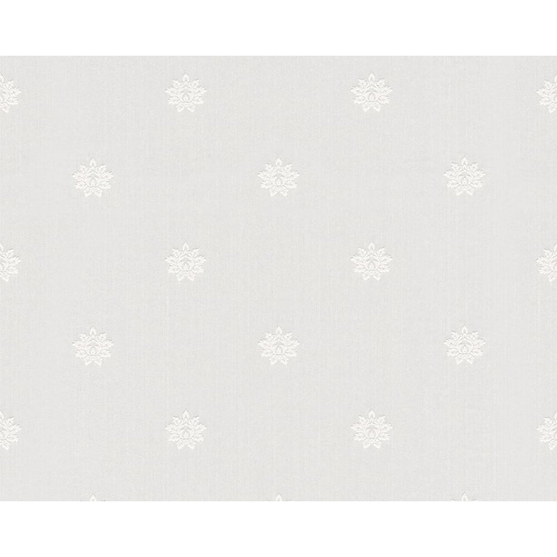 Blanc the Fascination of Elegant 33' L x 21" W Floral Wallpaper Roll