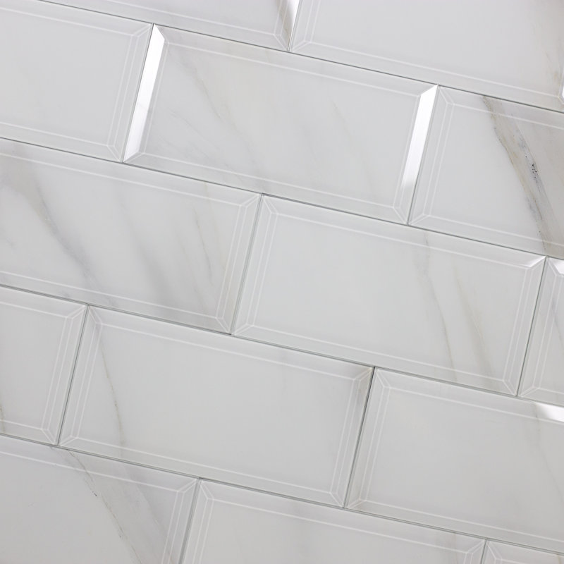 3 8 White Subway Tile Shapeyourminds Abolos Nature Wall Backsplash Beveled Edge 4 X 8 Gl Subway Tile