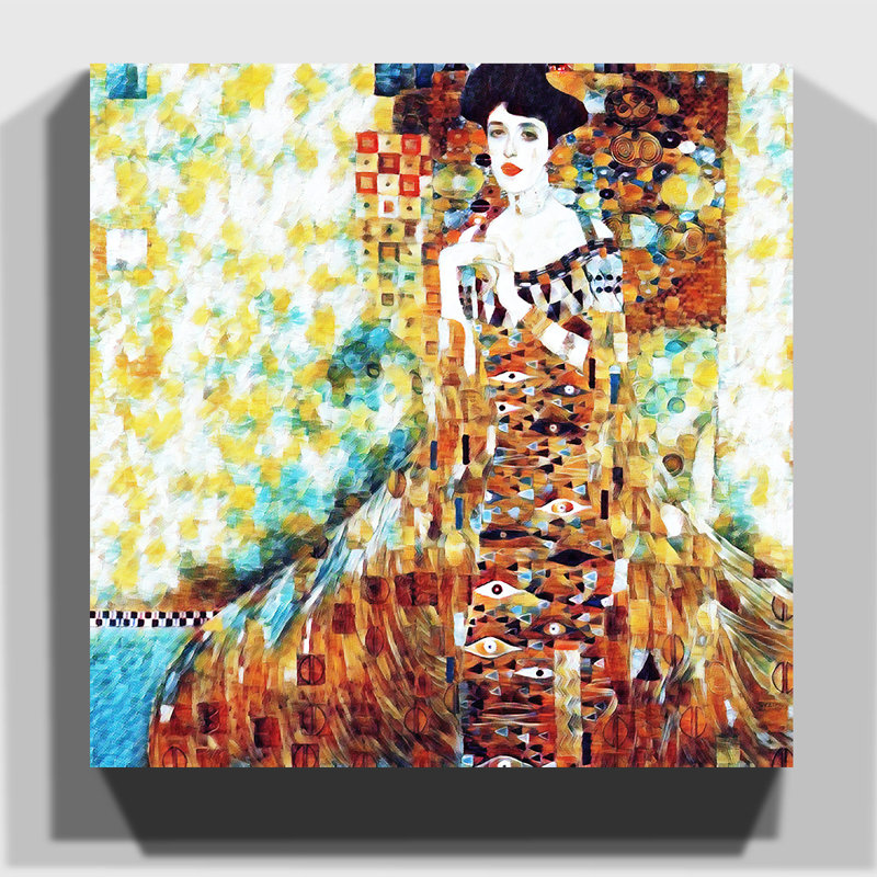 East Urban Home Portrait Of Adele Bloch Bauer I By Gustav Klimt Art Print On Canvas Wayfair Co Uk