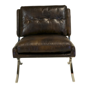 Go to store & view more images Design Tree Home Capetown Leather Occasional Lounge Chair