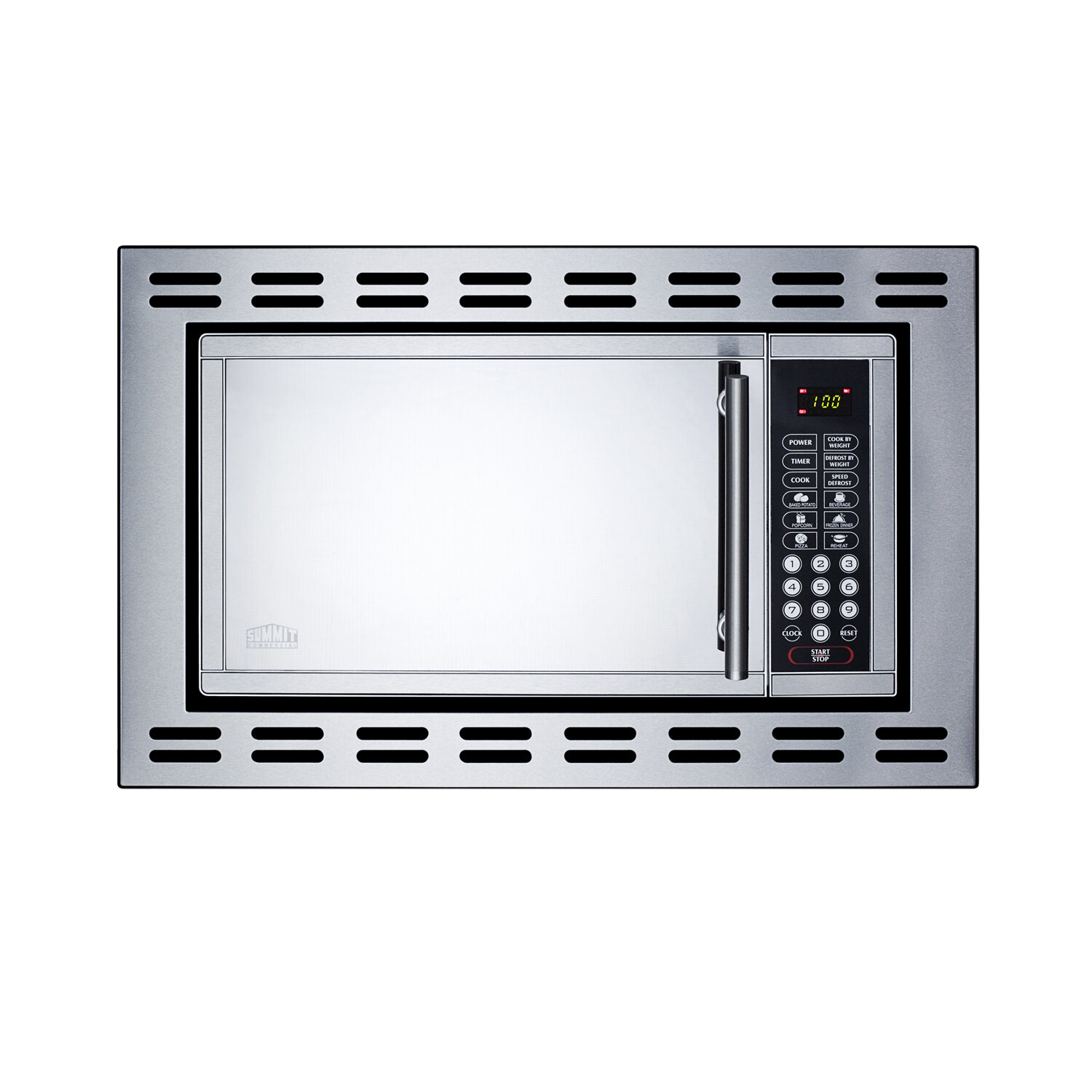 Summit Appliance 22 0 9 Cu Ft Built In Microwave With 4 38 Inch