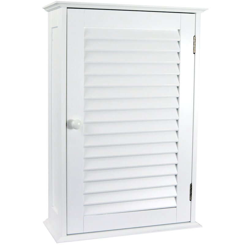 Color: White, Material: Wood Home Furniture Wall Mounted Design 1 Door 39 x 57cm Bathroom Cabinet 