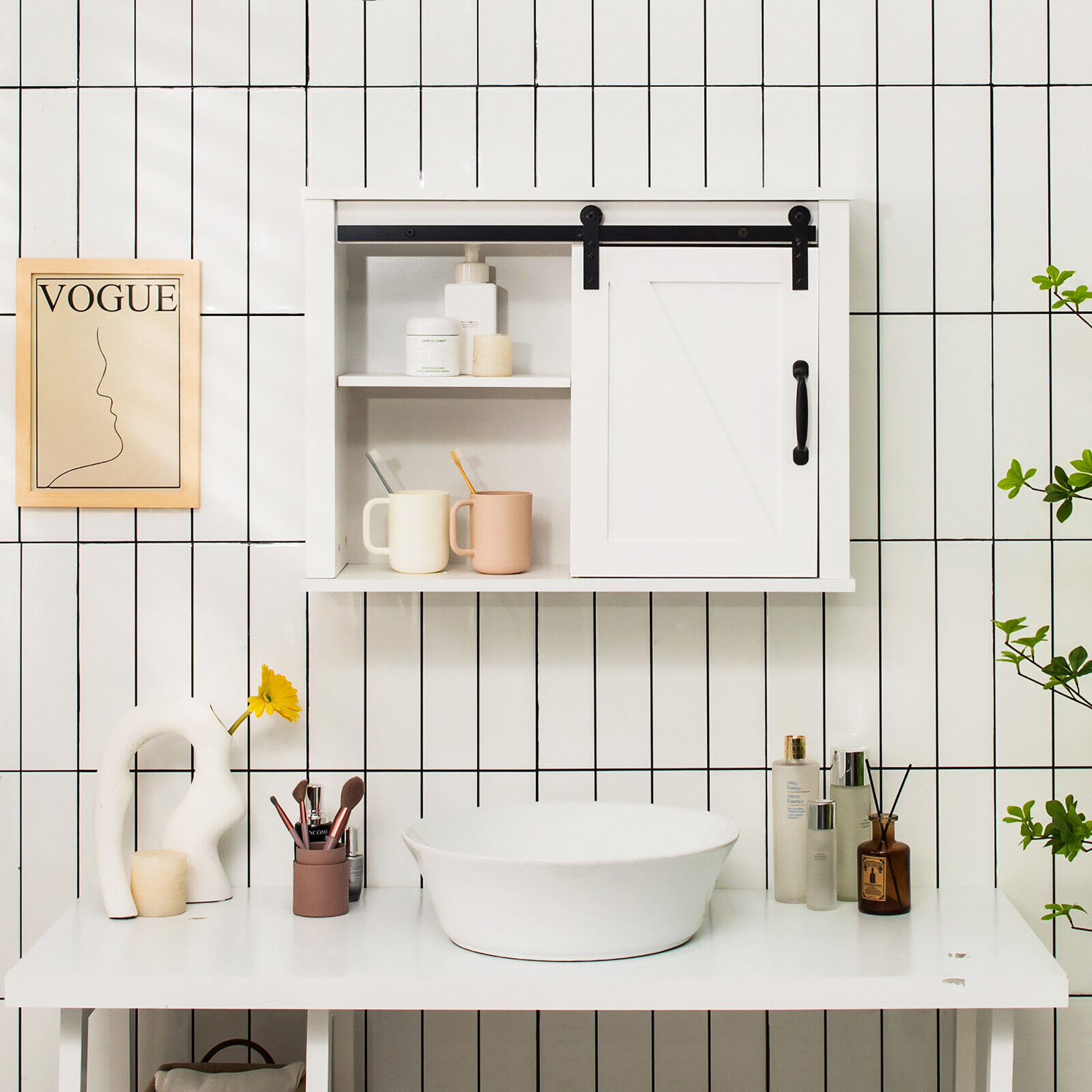 Mercer41 Kaywin Wall Mounted Bathroom Cabinet | Wayfair