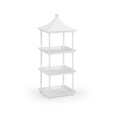 Luxury White Bookcases Etageres Perigold