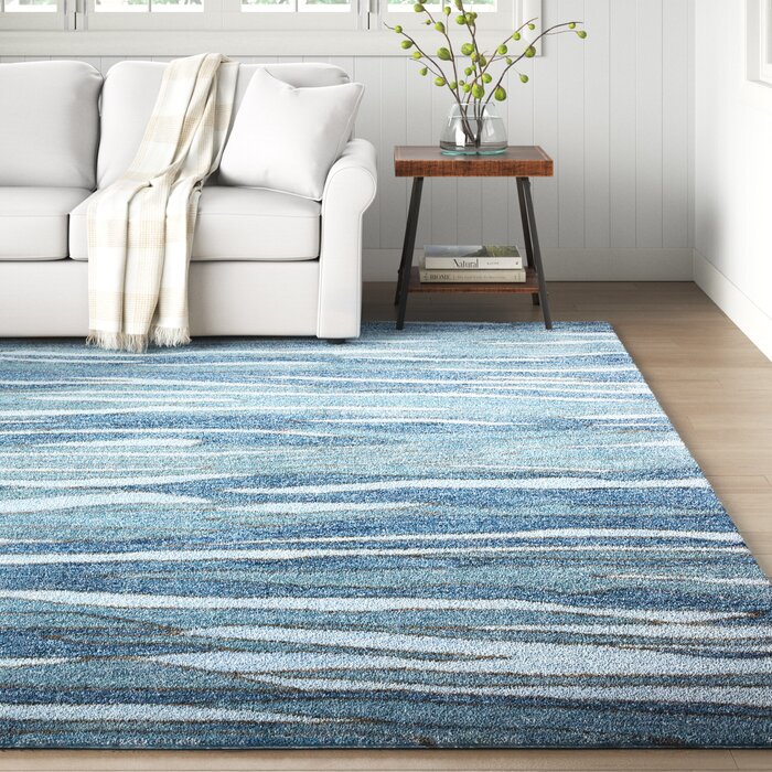 Sand & Stable Camden Handmade Tufted Blue Rug & Reviews - Wayfair Canada