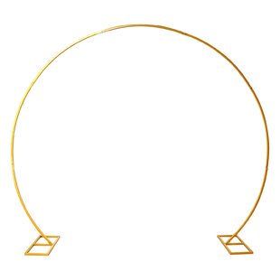 Single Tube Round Circle Wedding Arch