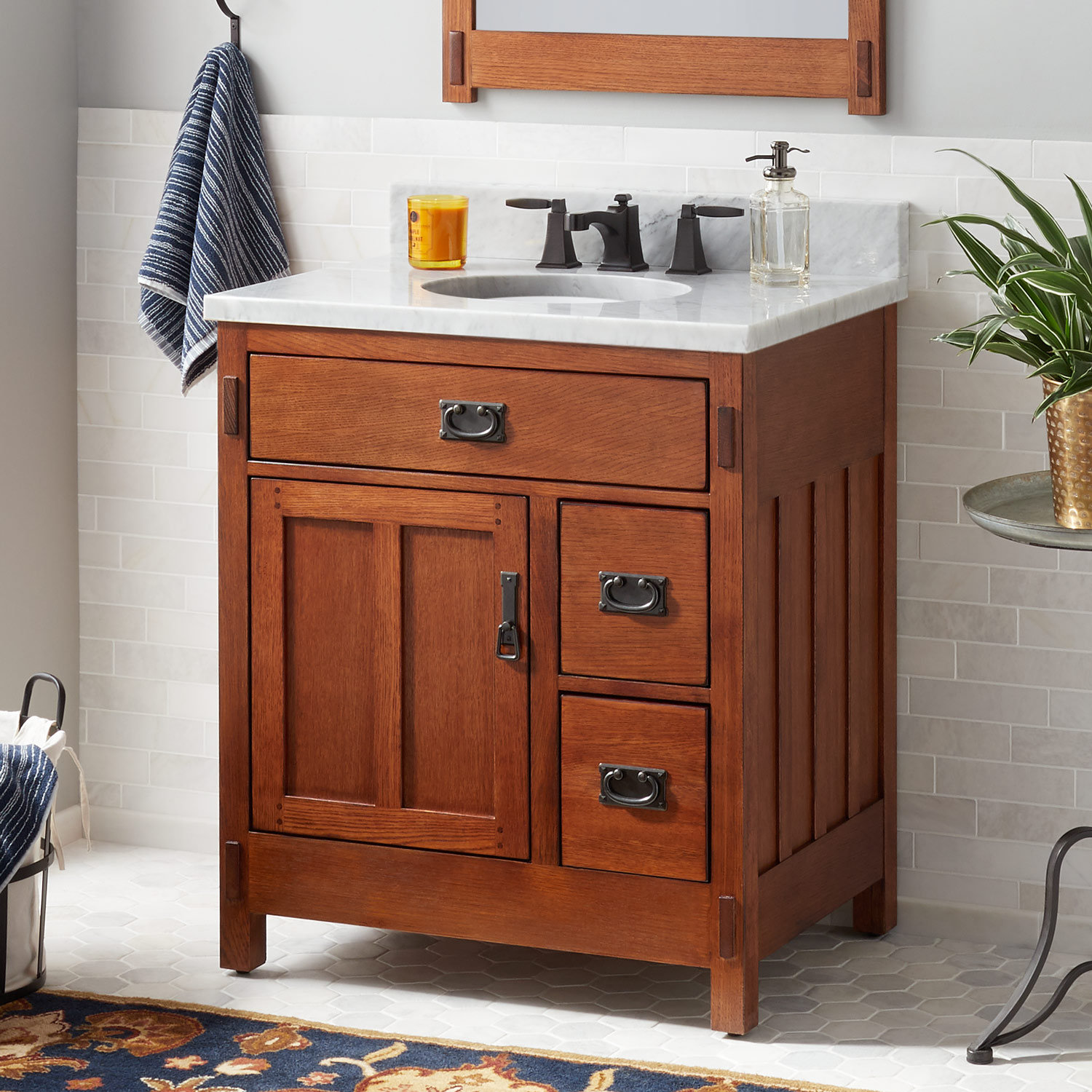 Signature Hardware American 31 Single Bathroom Vanity Set Wayfair