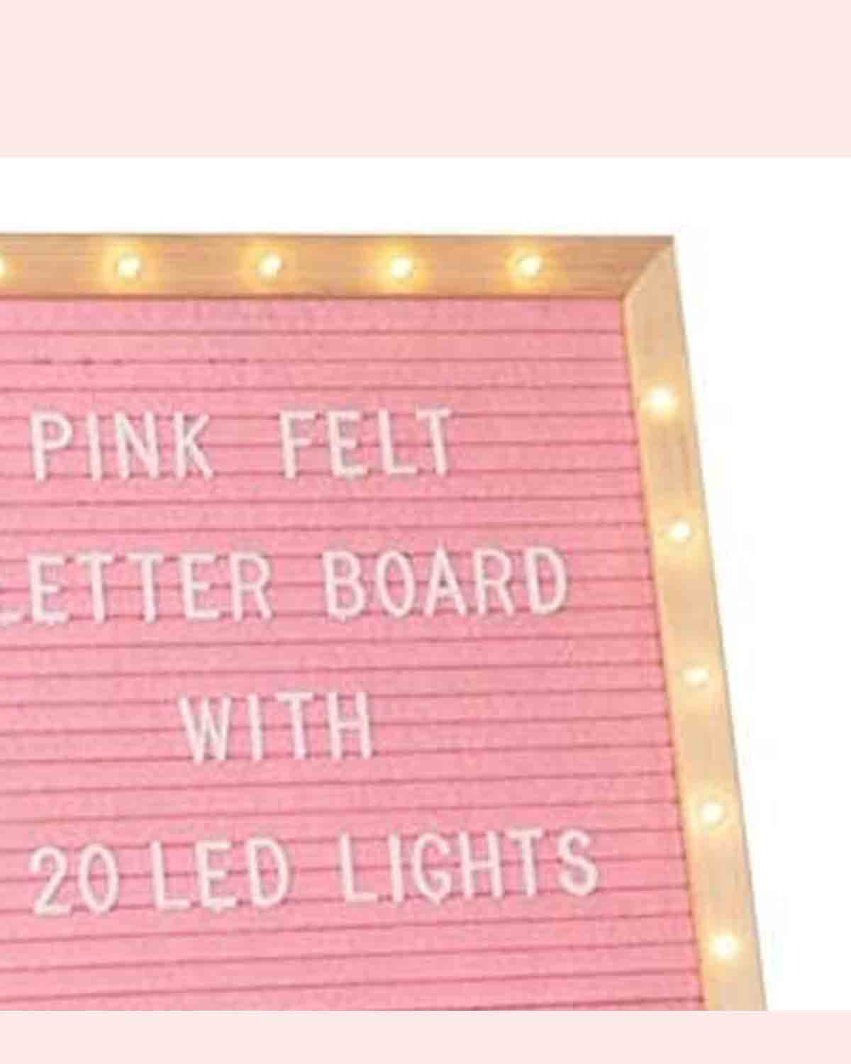 Latitude Run® LED Light Tabletop Changeable Letter Board Wayfair