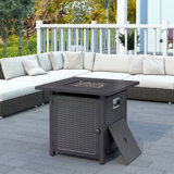 Fire Pit Table Red Barrel Studio Outdoor Fireplaces Fire Pits You Ll Love In 2021 Wayfair