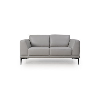 Go to store & view more images Orren Ellis Joachim Leather Loveseat