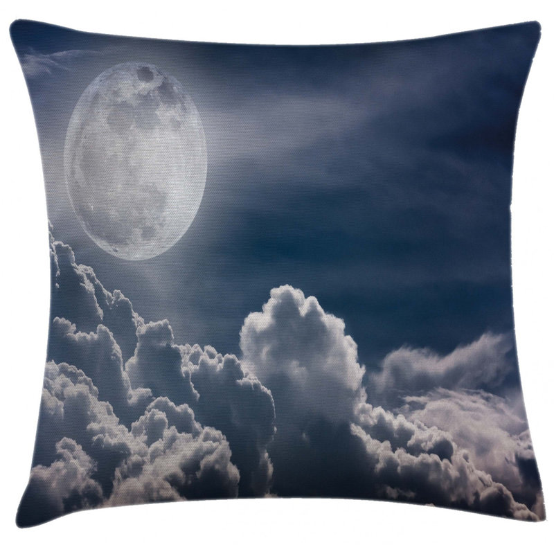East Urban Home Celestial Big Moon And Fluffy Clouds Indoor Outdoor 36 Throw Pillow Covercelestial Big Moon And Fluffy Clouds Majestic Dramatic Idyllic Wayfair