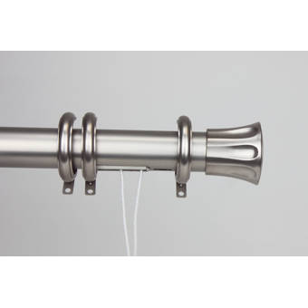 Bembry Heavy Duty Single Curtain Rod And Hardware Set Reviews