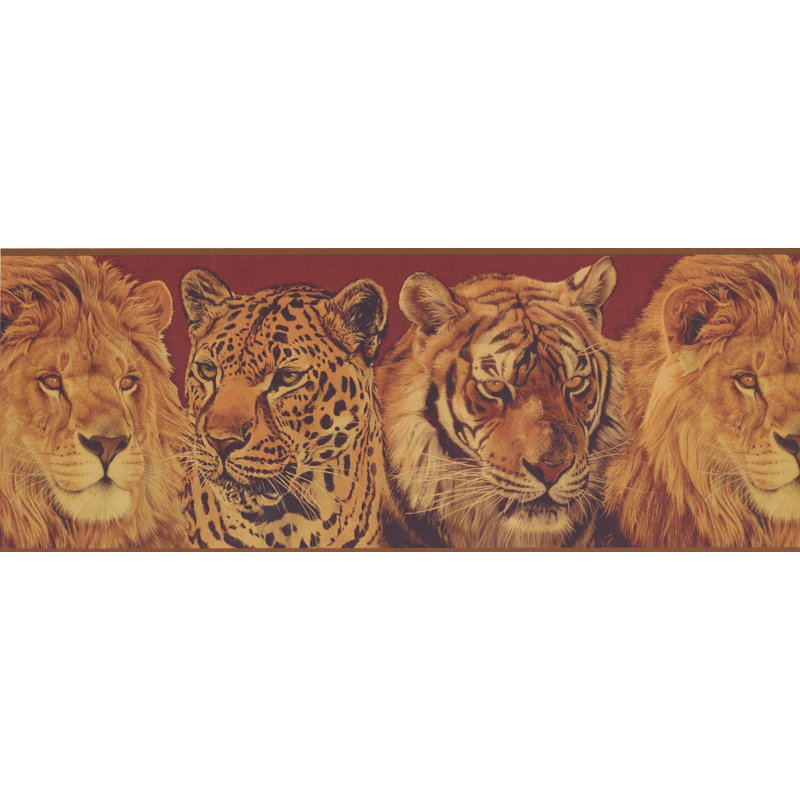 Bloomsbury Market Gilley Wild Animals 0 75 L X 180 W Wallpaper