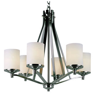 Go to store & view more images Truong 6-Light Shaded Chandelier by Red Barrel Studio