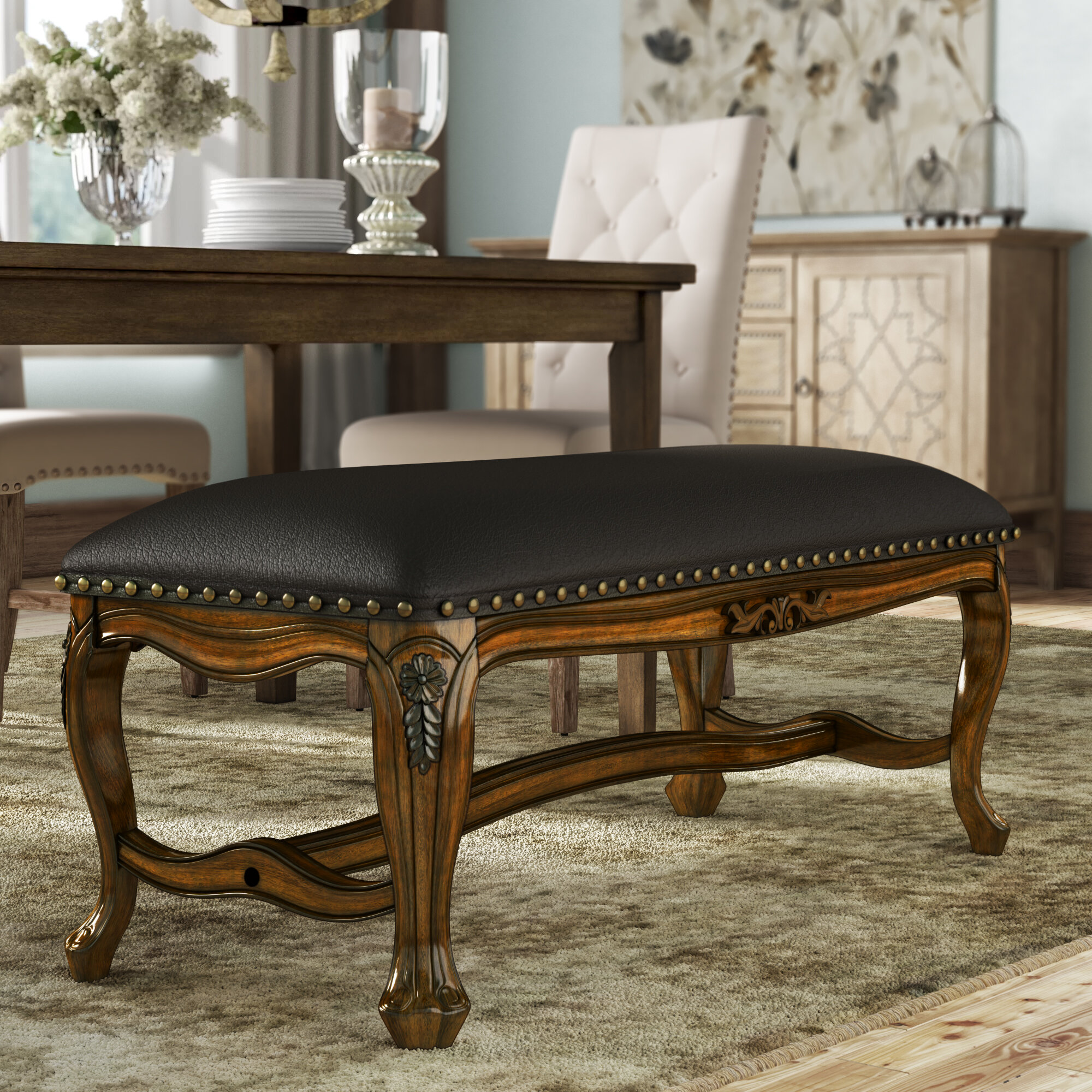 Astoria Grand Jess Wooden Accent Bench Reviews Wayfair