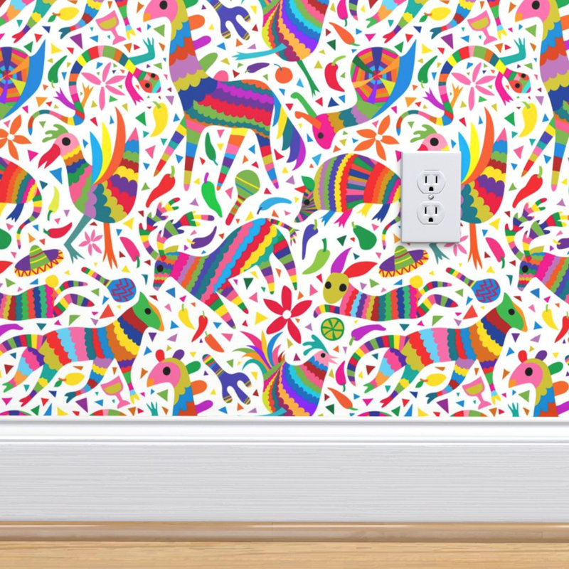 Ebern Designs Pownall Otomi 27 L X 24 W Texture Wallpaper Panel