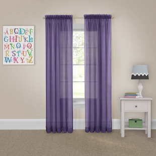 Purple Rod Pocket Curtains Drapes You Ll Love In 2020 Wayfair