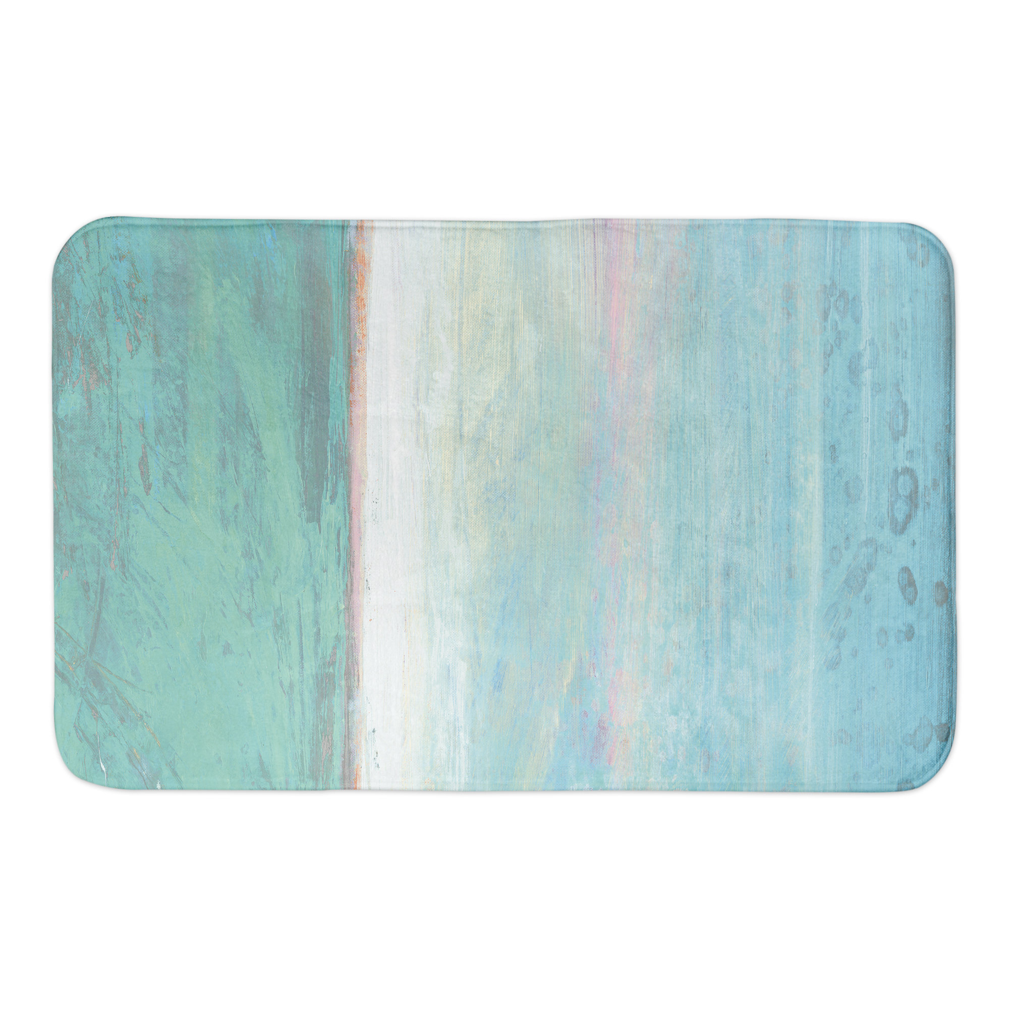 Bless international Abstract Ocean Bath Mat Wayfair