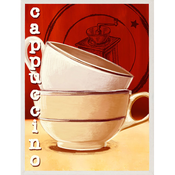 Ptm Images Cappuccino And Espresso 2 Piece Graphic Art Set Wayfair