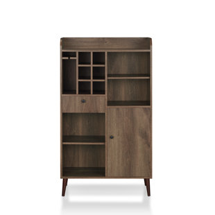 Modern Wine Bar Cabinets Allmodern Pryor Wine Bar With Storage