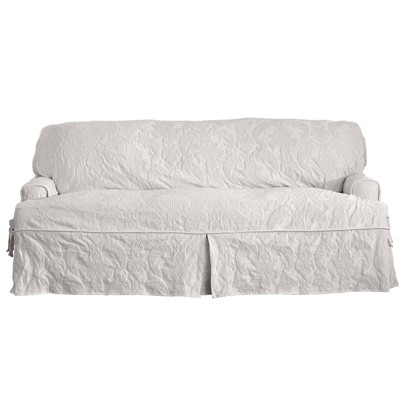 Matele Damask T Cushion Sofa Slipcover