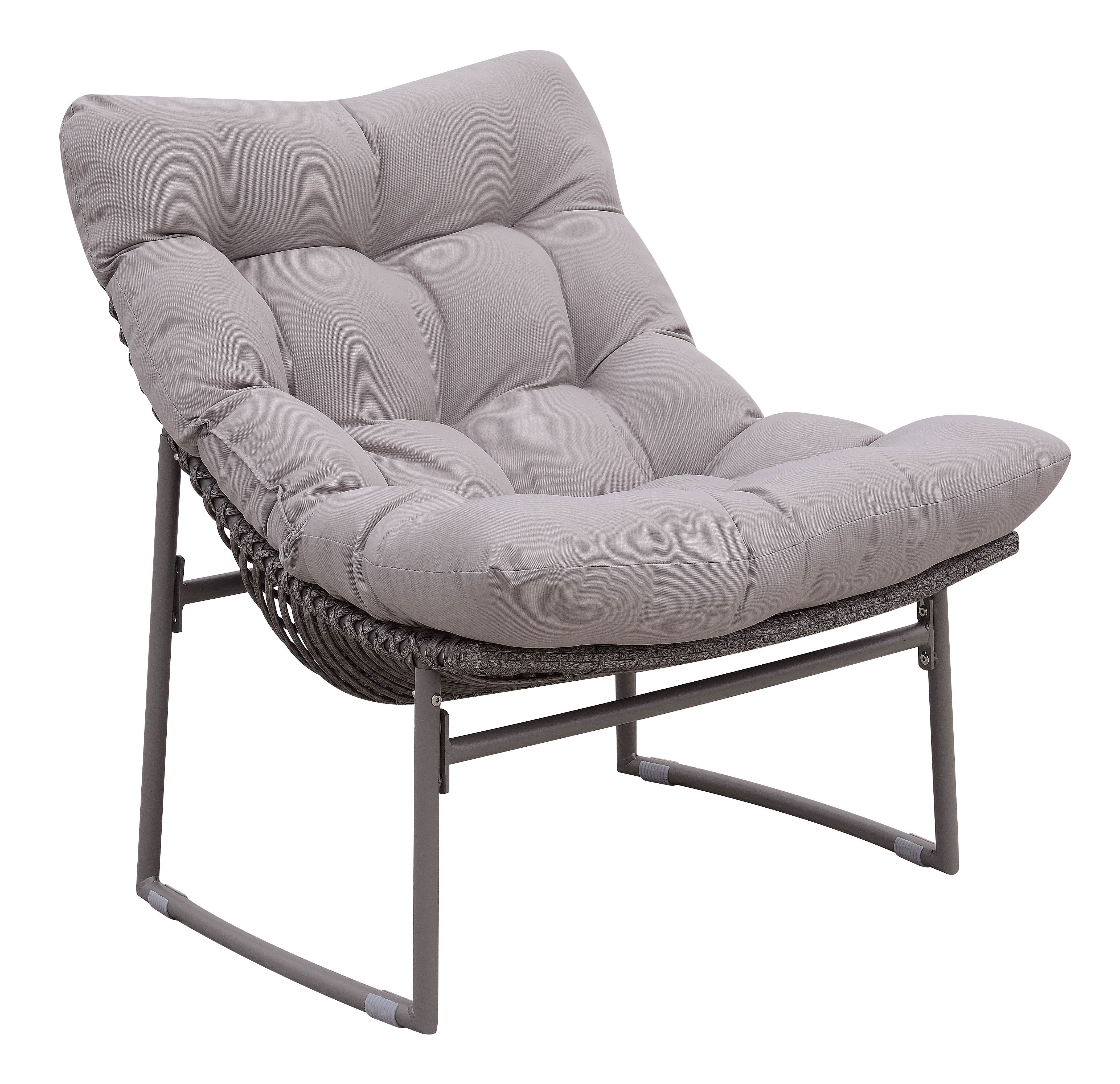 Latitude Run Bequette Papasan Chair With Cushion Reviews Wayfair