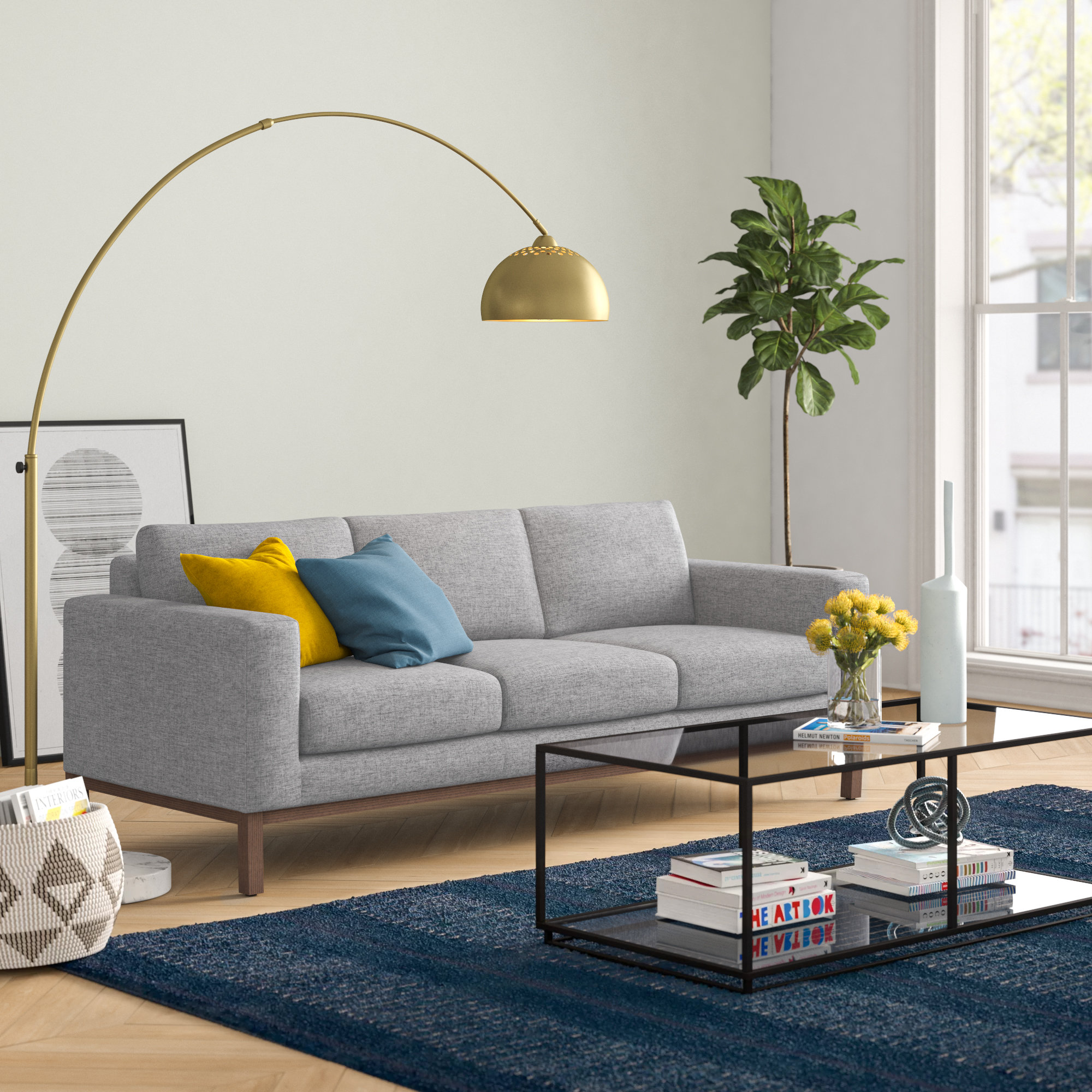 Foundstone Catalina 84 Square Arms Sofa Reviews Wayfair Ca Foundstone Catalina 84 Square Arms