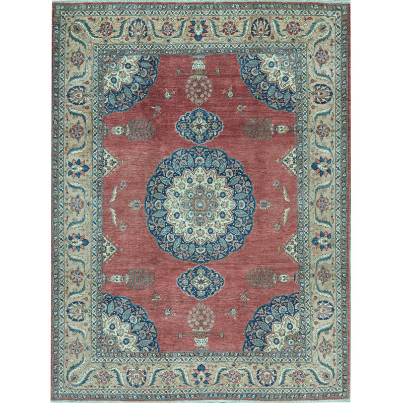 Bokara Rug Co Inc Fine Ziegler Oriental Hand Knotted Wool Red Rust Area Rug Wayfair
