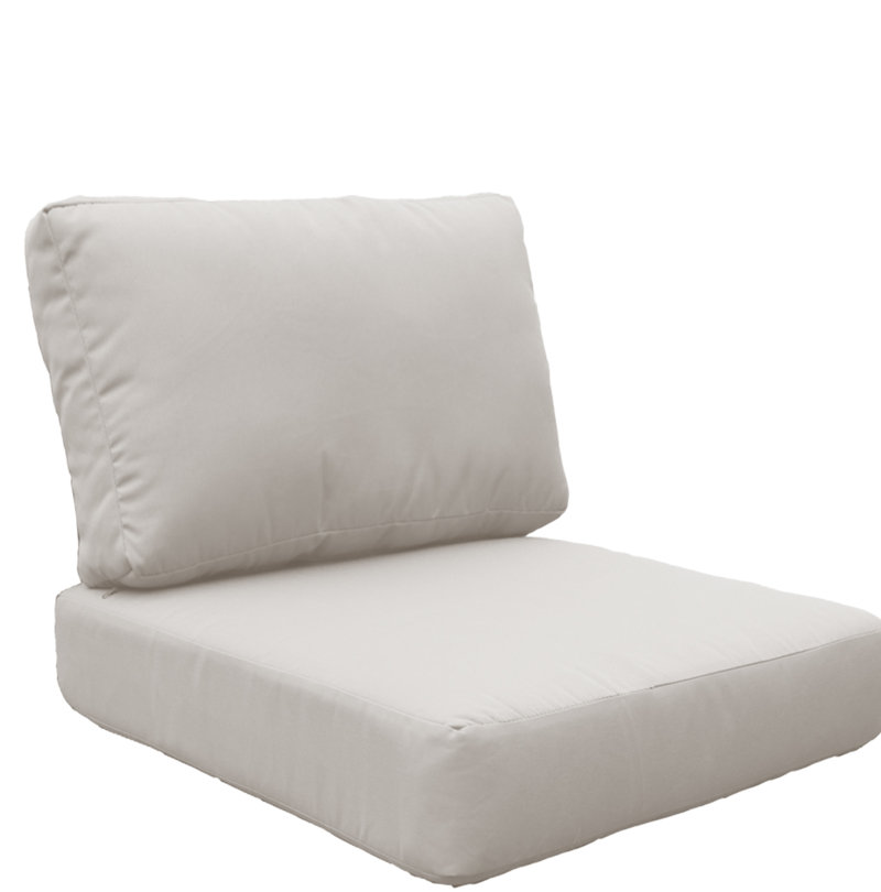 Madison Ave Kathy Ireland Homes & Gardens By TK Classics Cushion Cover Set Fabric: Beige Performance