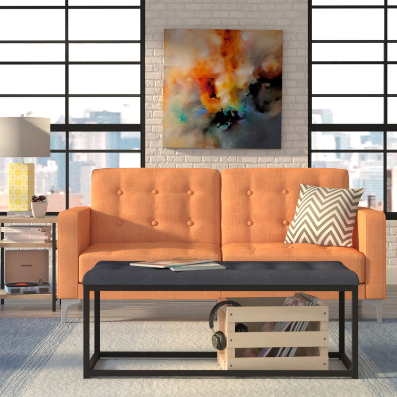 Wade Logan Jayde 75 5 Square Arm Sofa Reviews Wayfair