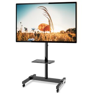 Details about   Mobile TV Cart Stand on Wheels for 23-60 inch Flat Screen/Curved TVs 