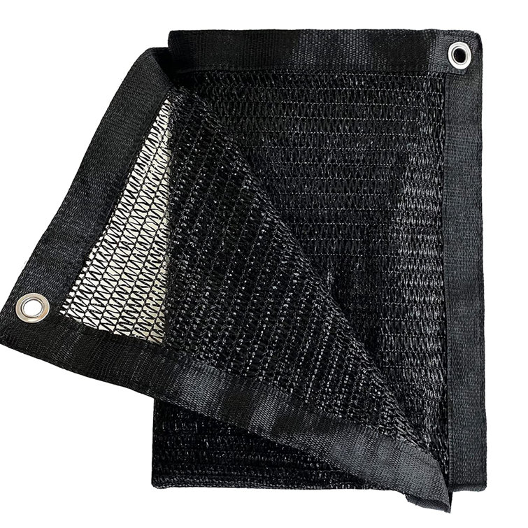 Americans 90 Shade Cloth Black Premium Mesh Shade Panel With Grommets