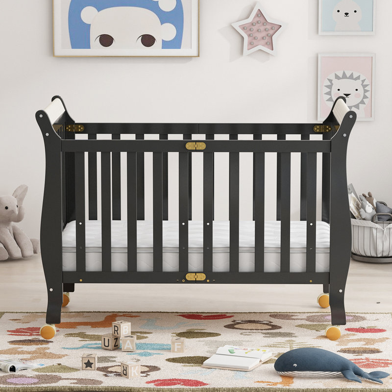 wayfair black crib