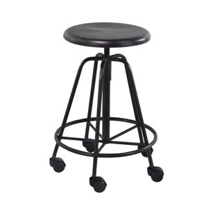 Bar Stool With Wheels Wayfair Wilhelm Modern 24 Bar Stool With Wheels
