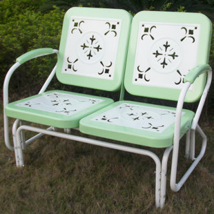 Retro Outdoor Metal Glider Wayfair Quickview