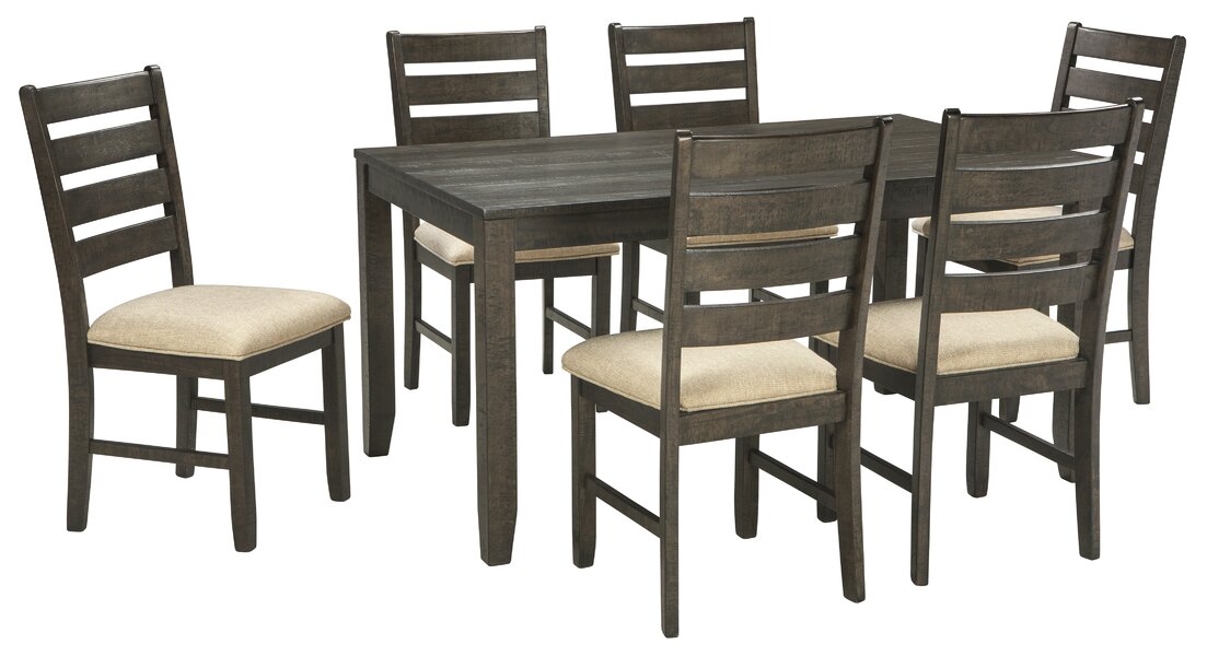 gracie oaks chapdelaine 7 piece dining set