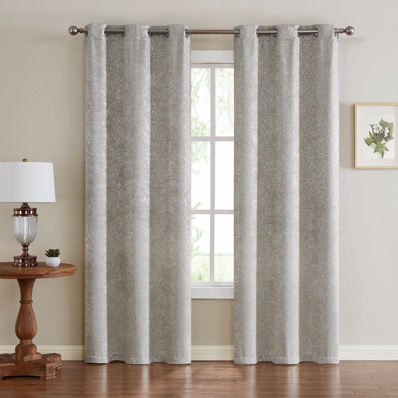 Everly Quinn Conkling Room Darkening Thermal Curtain Panels | Wayfair