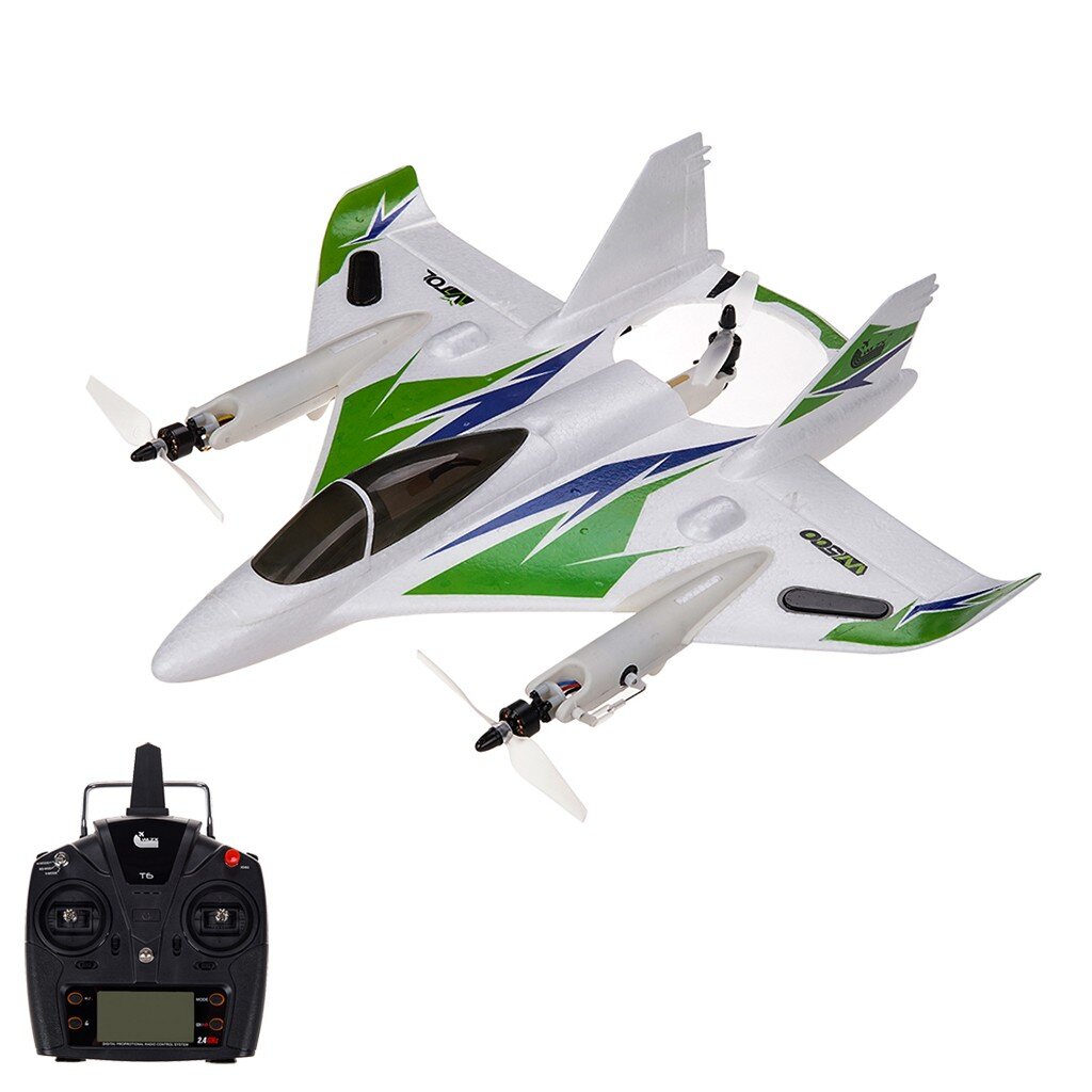 Remote Control Plane with LED Night Light RC Airplane 2.4GHZ Toy Adults and Beginners for All Kinds of Airplane Theme Parties Controller and Battery for Kids Blue Foam Fighter 